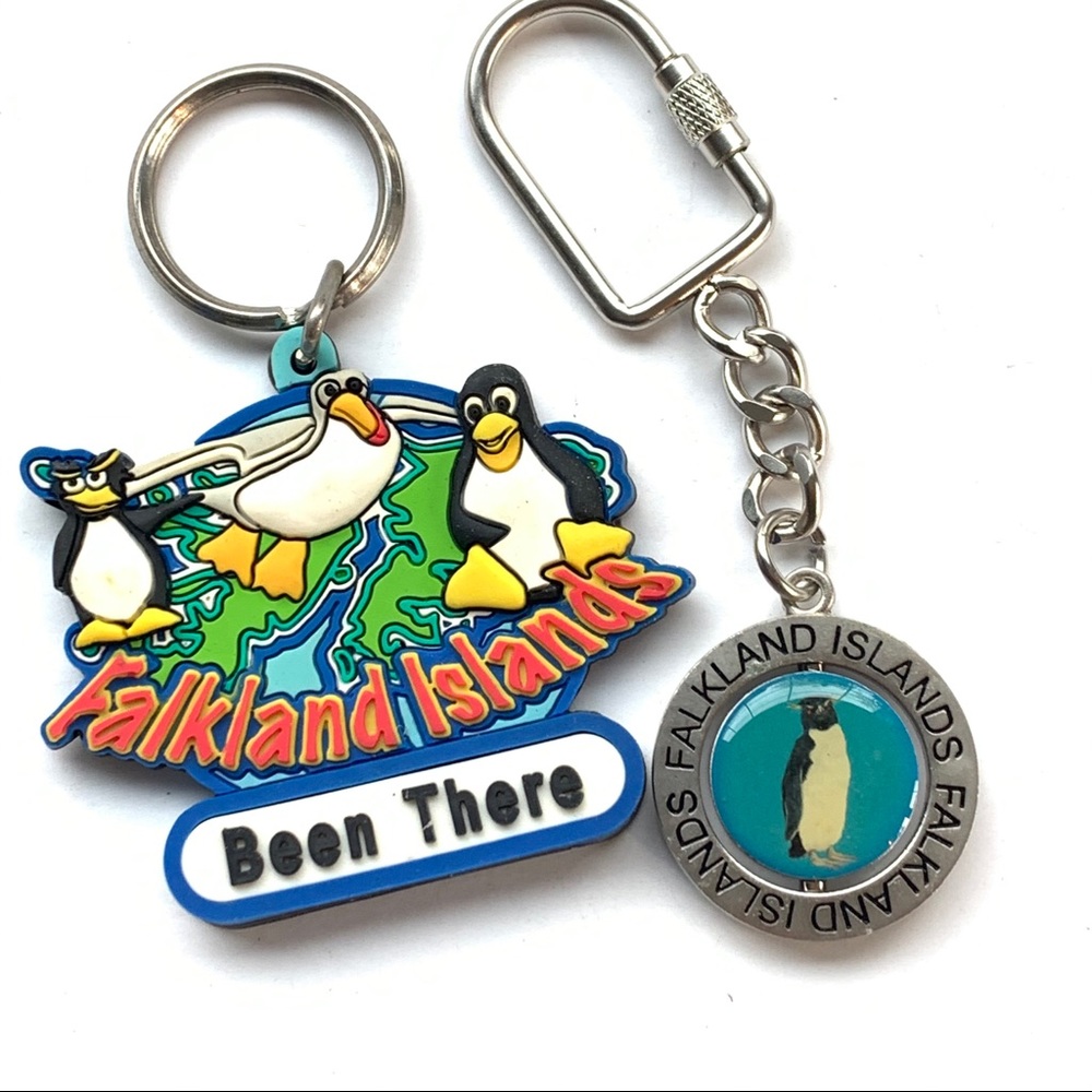 FALKLAND ISLAND Travel Keychains🎄Vintage ornament